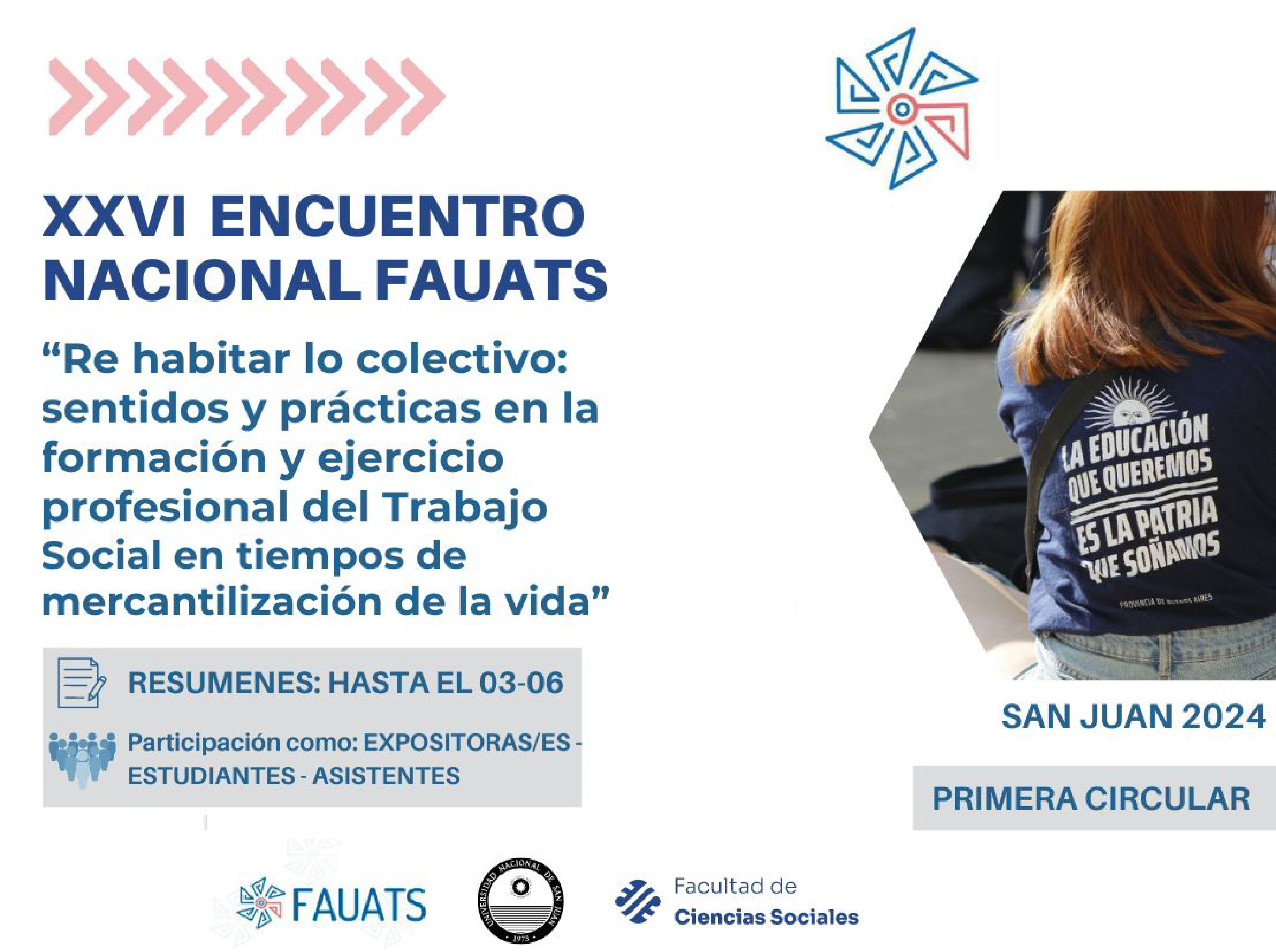 Sociales será sede del XXVI Encuentro Nacional de Trabajo Social