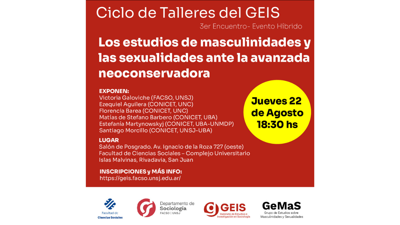 Charla sobre masculinidades y sexualidades