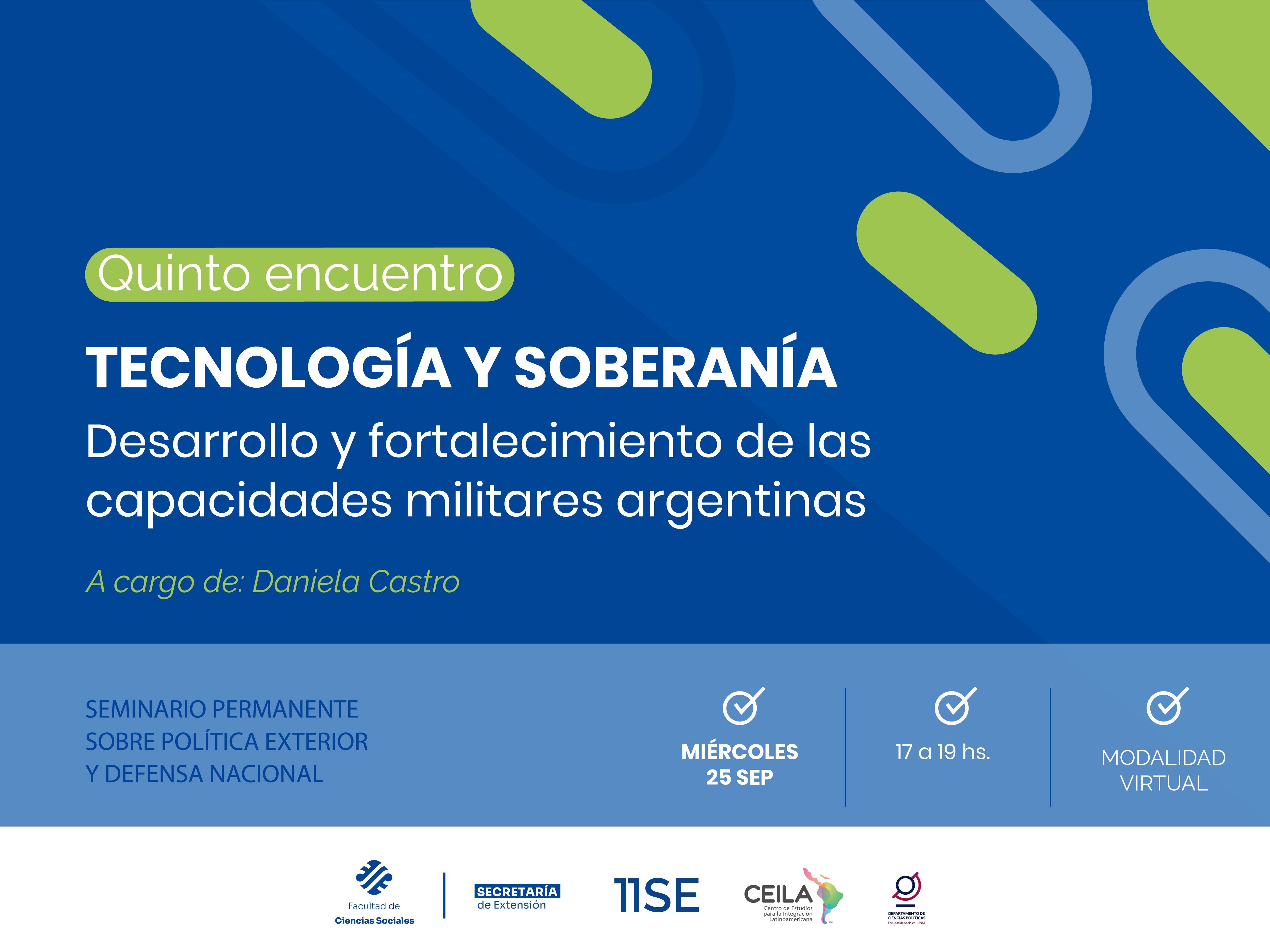 5° encuentro del Seminario Permanente sobre Política Exterior y Defensa Nacional