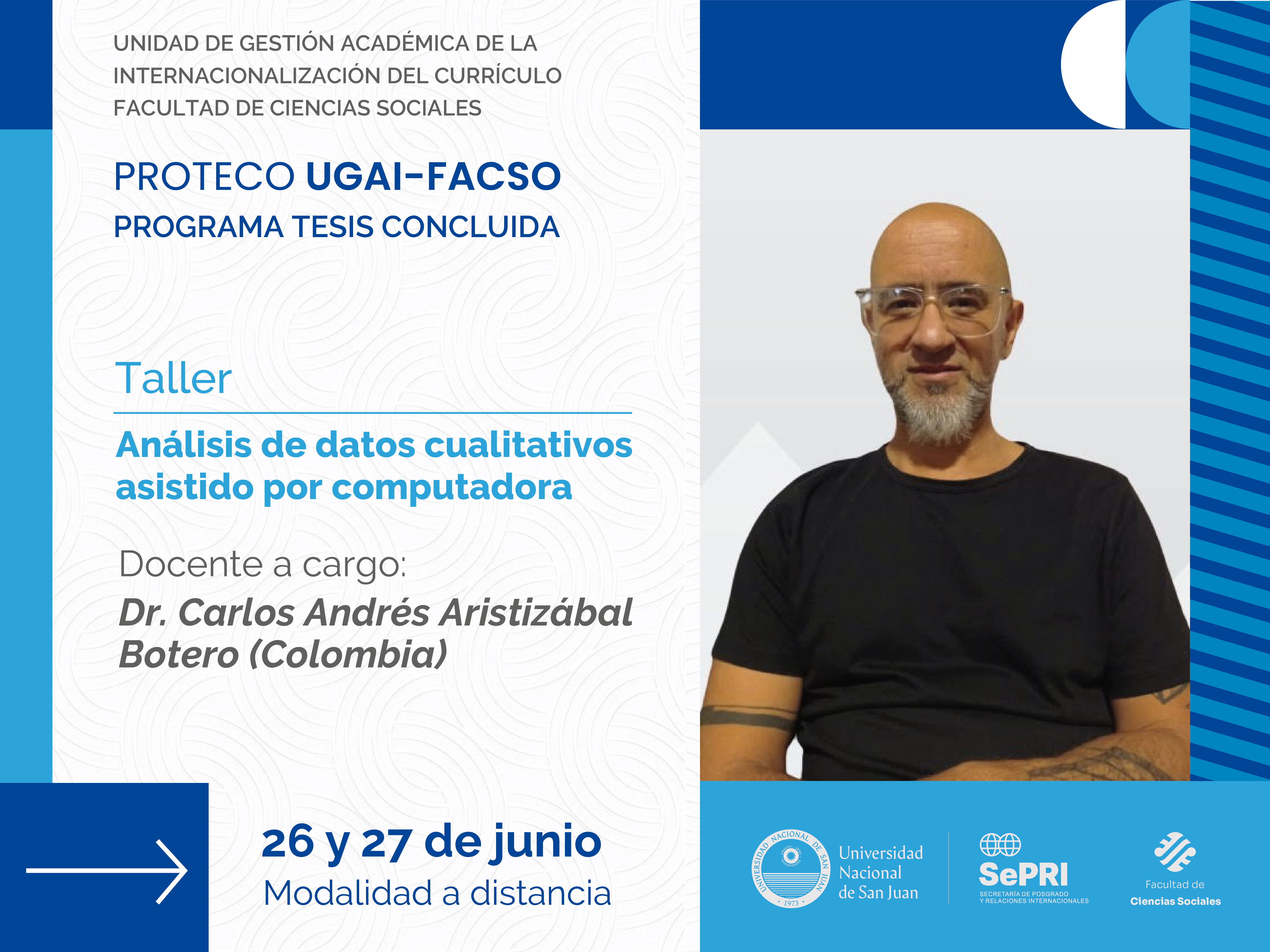 El PROTECO brindará el Taller de Análisis de datos cualitativos asistido por computadora