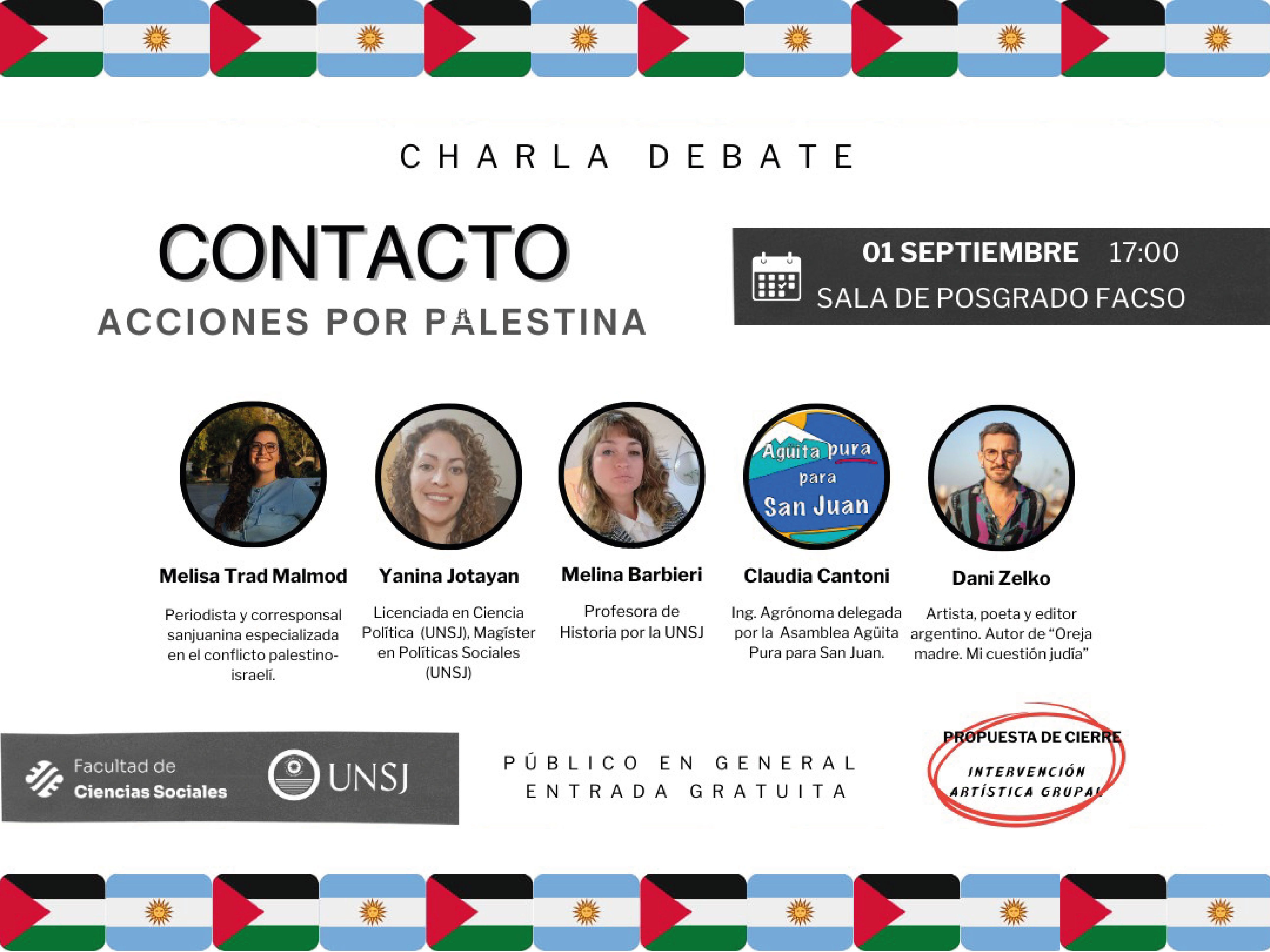 Charla debate: Acciones por Palestina
