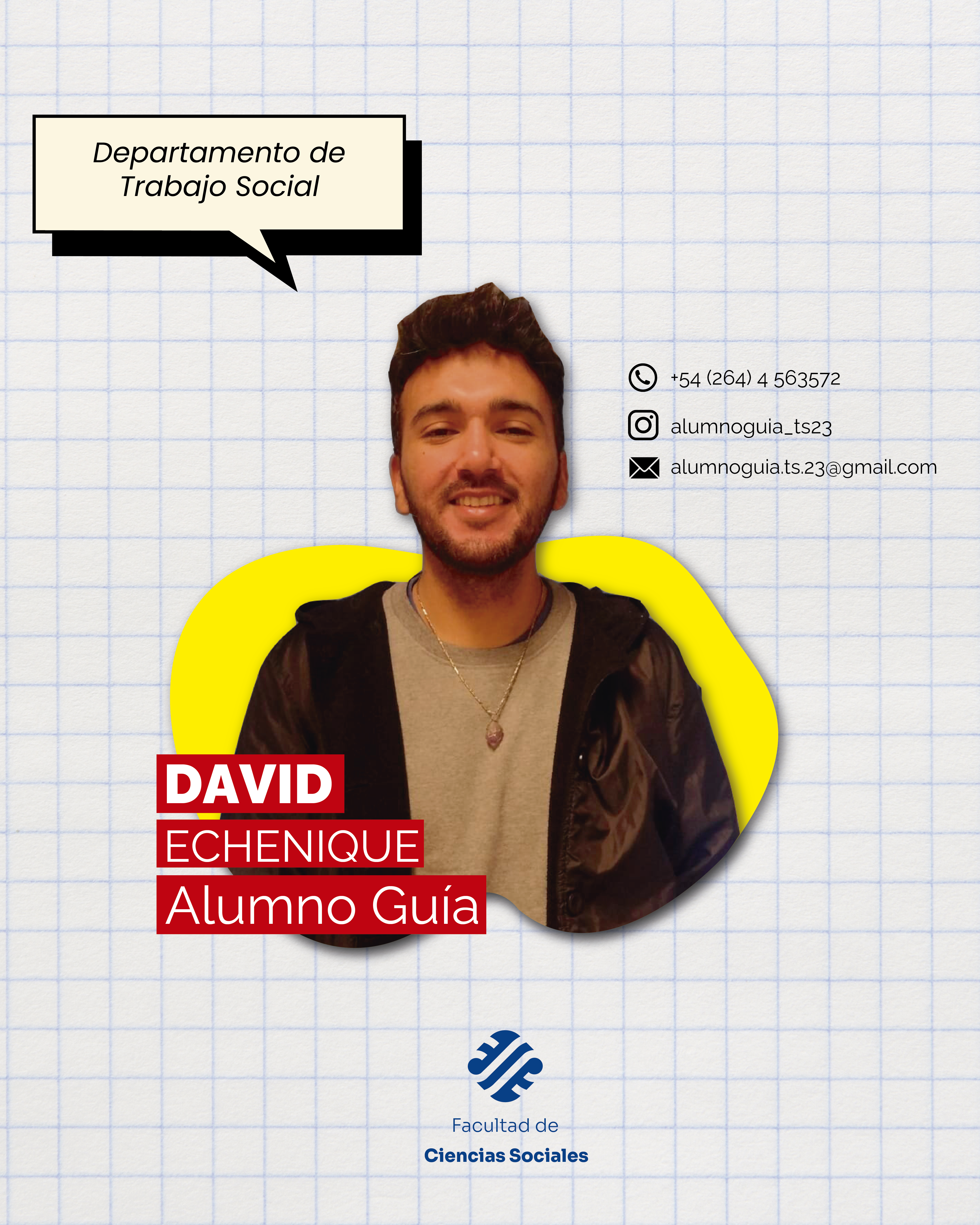 Las carreras de Sociales ya tienen su estudiante-guía para acompañar a sus pares