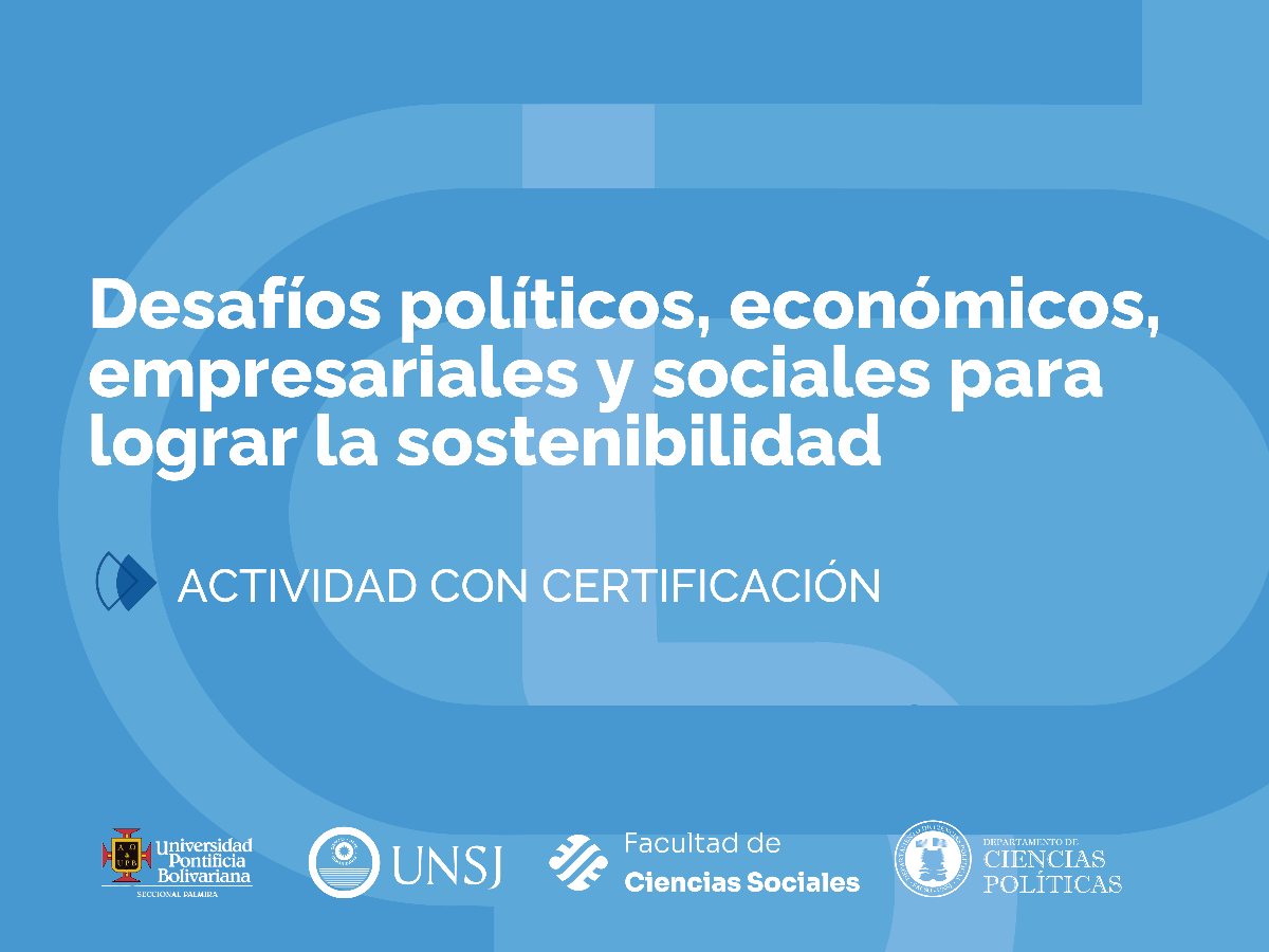 La actividad será virtual y tiene como objetivo fortalecer lazos institucionales entre Sociales y la Universidad Pontificia Bolivariana