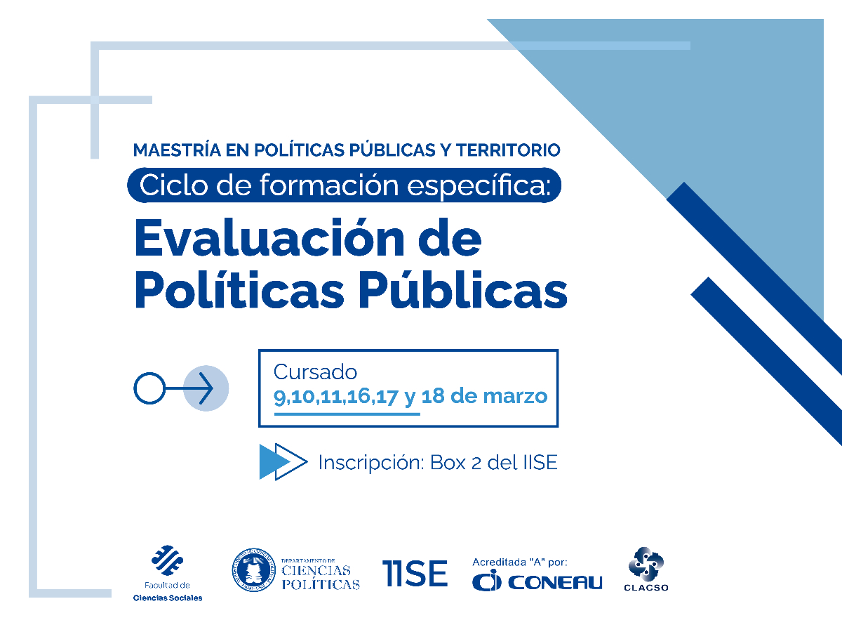La nueva oferta de posgrado tiene el objetivo de introducir los aspectos conceptuales para la evaluación de políticas públicas