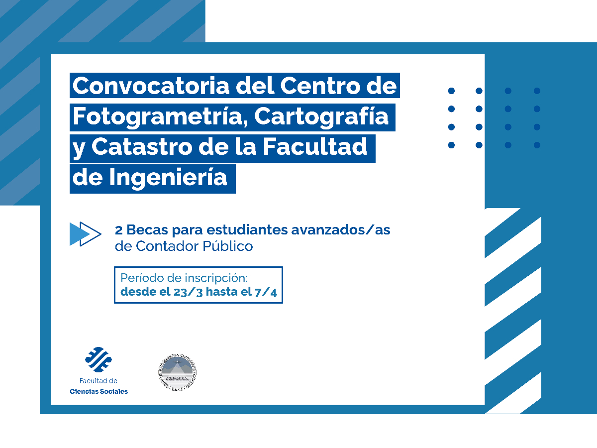 El CEFOCCA convoca a estudiantes avanzados/as de Contador/a Público/a para inscribirse en becas de formación