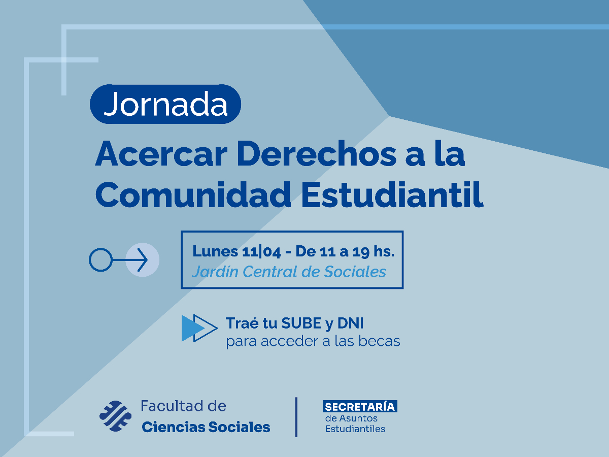 Sociales realizará un encuentro para democratizar el acceso a la información y los derechos estudiantiles