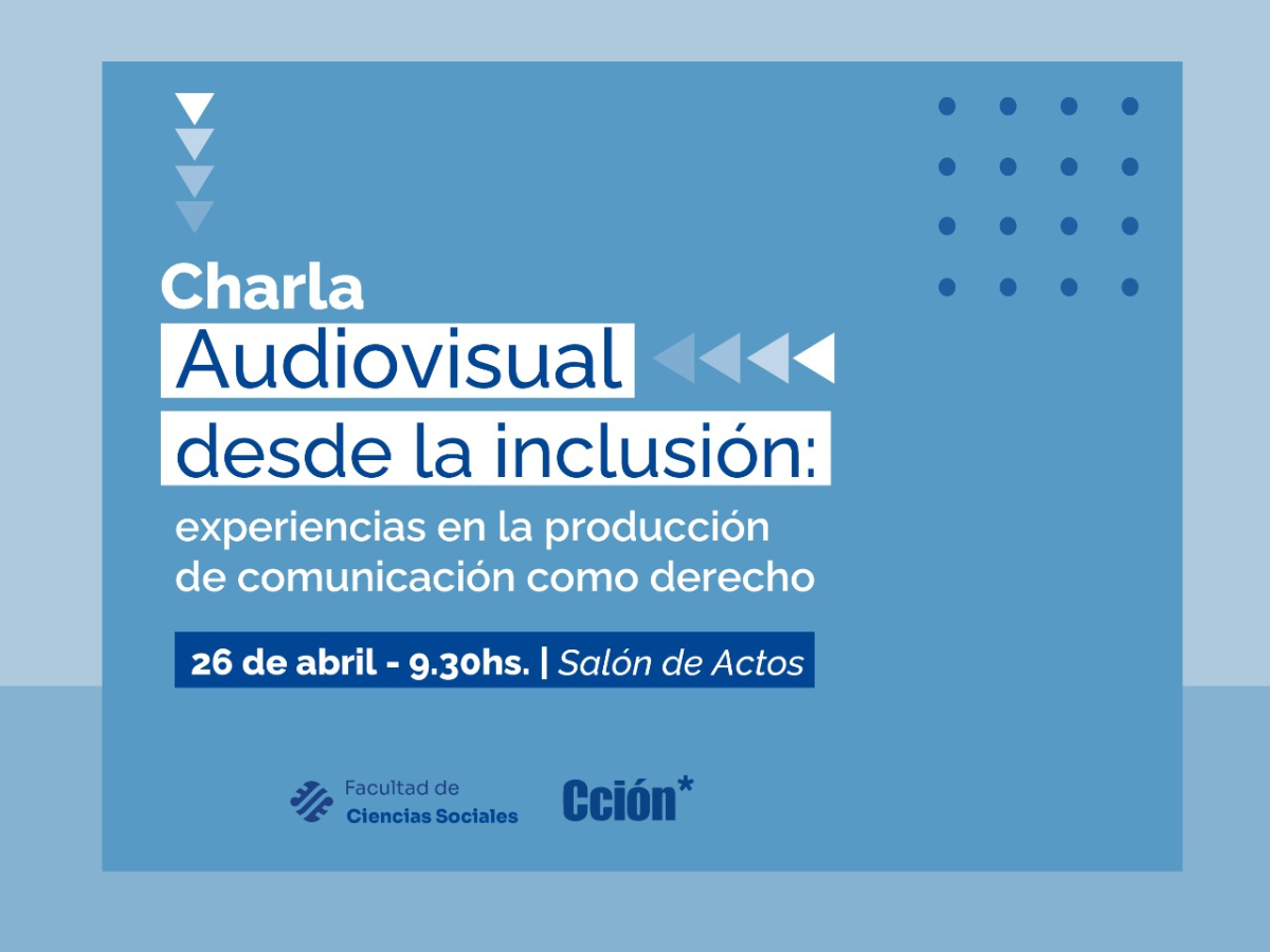 La charla estará a cargo de la Técnica Universitaria en Publicidad y Propaganda Florencia Torres Cionti 