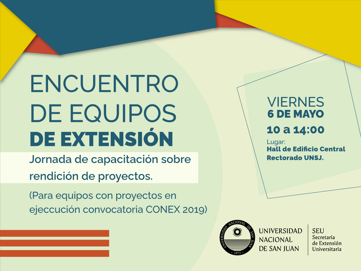 La Secretaría de Extensión Universitaria invita a participar del encuentro 