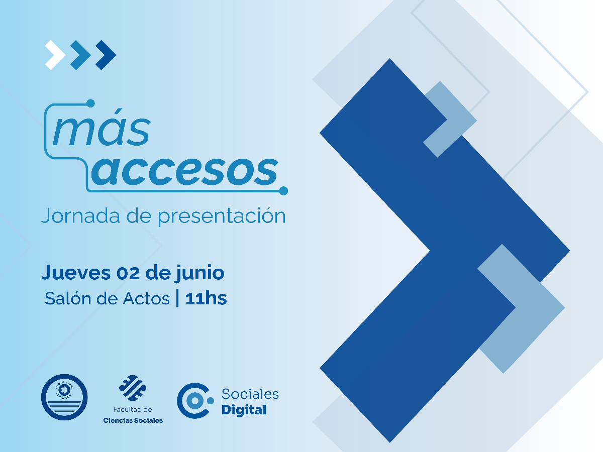 La Jornada “Más Accesos” tendrá lugar el jueves 2 de junio en el Salón de Actos 