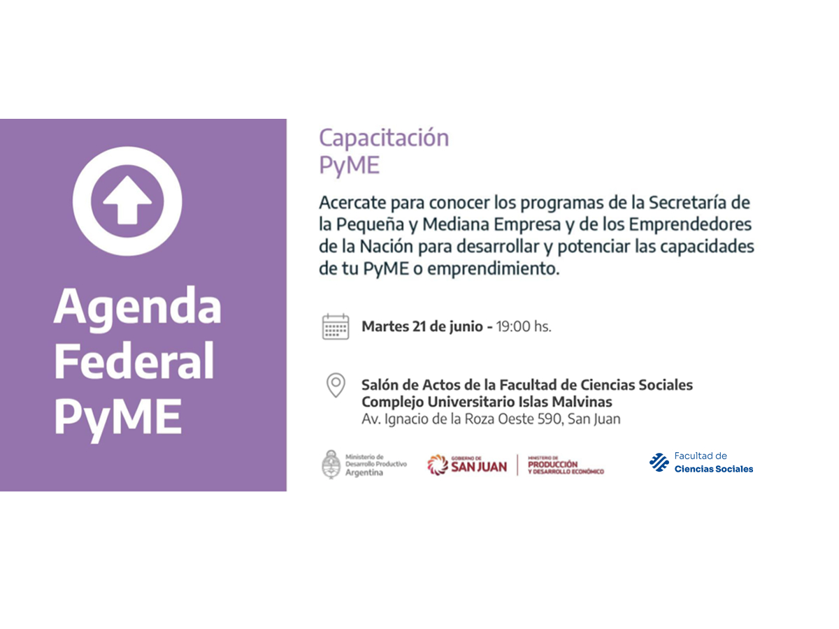 El sector de la micro, pequeña y mediana empresa tendrá una capacitación en Sociales