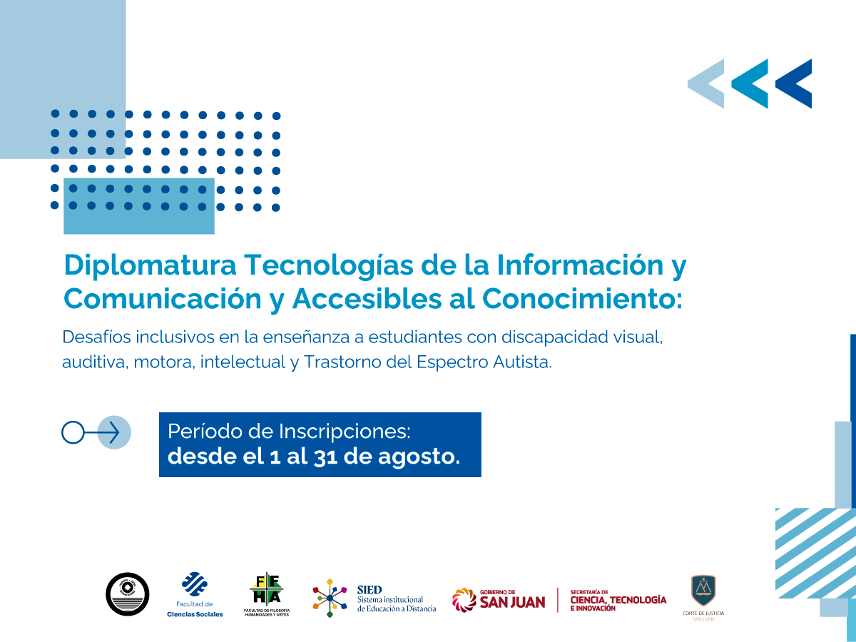 Sociales implementará una diplomatura que se enfoca en la accesibilidad a través de las TICs para abordar discapacidades