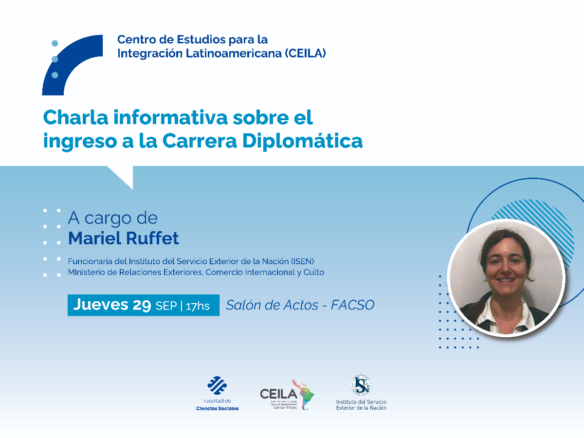 Charla informativa sobre el ingreso a la Carrera Diplomática