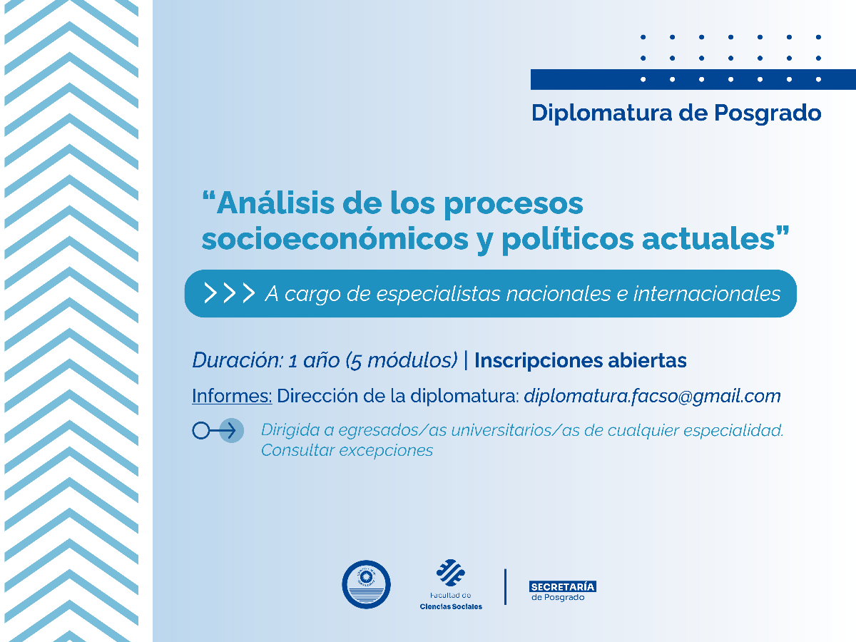 Análisis de los procesos socioeconómicos y políticos actuales
