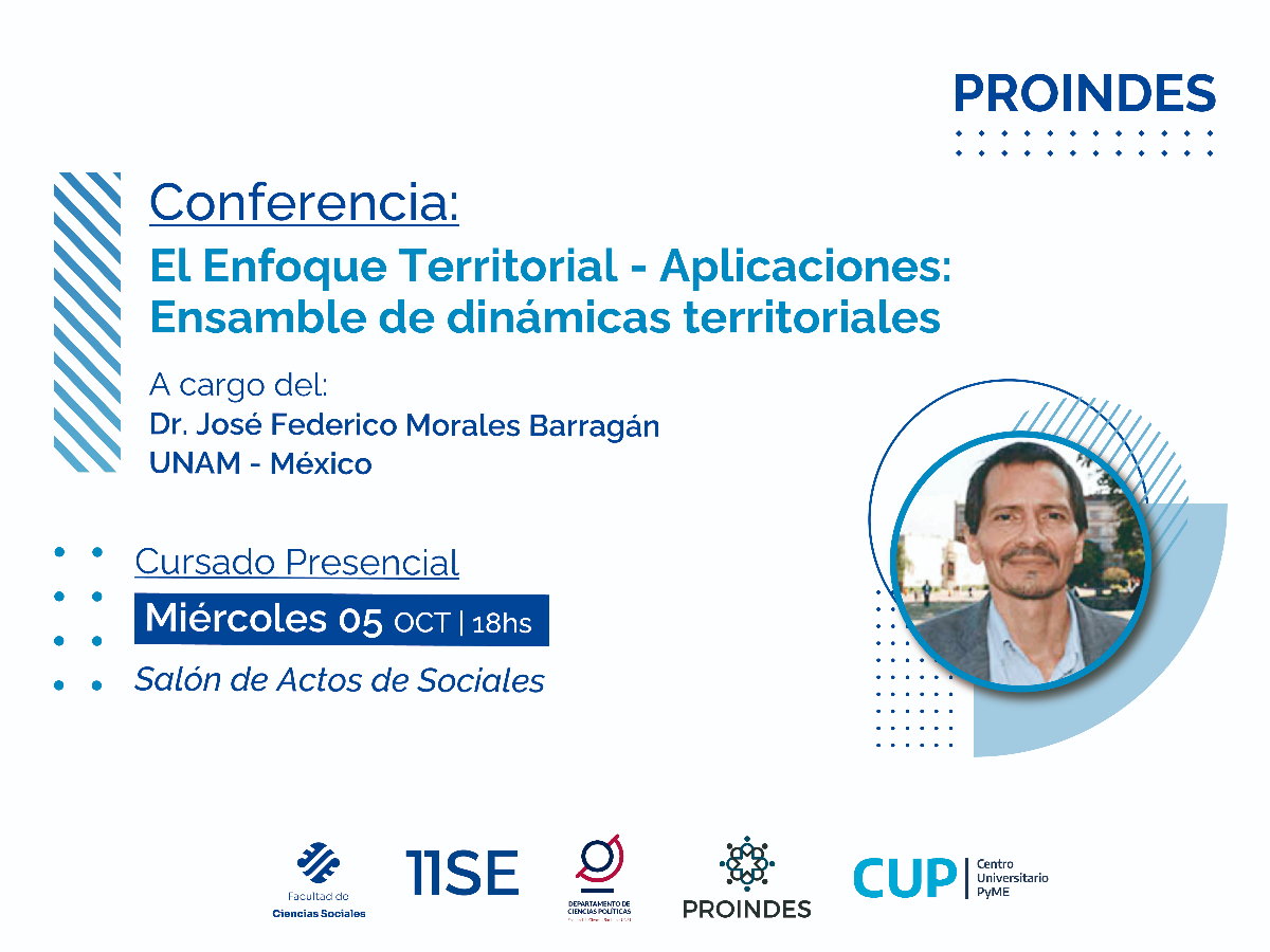 Conferencia sobre el “Ensamble de dinámicas territoriales”