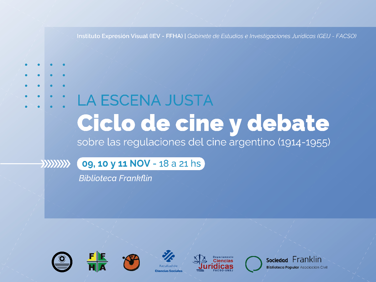 Se reprograma para noviembre el ciclo de cine “La escena justa”