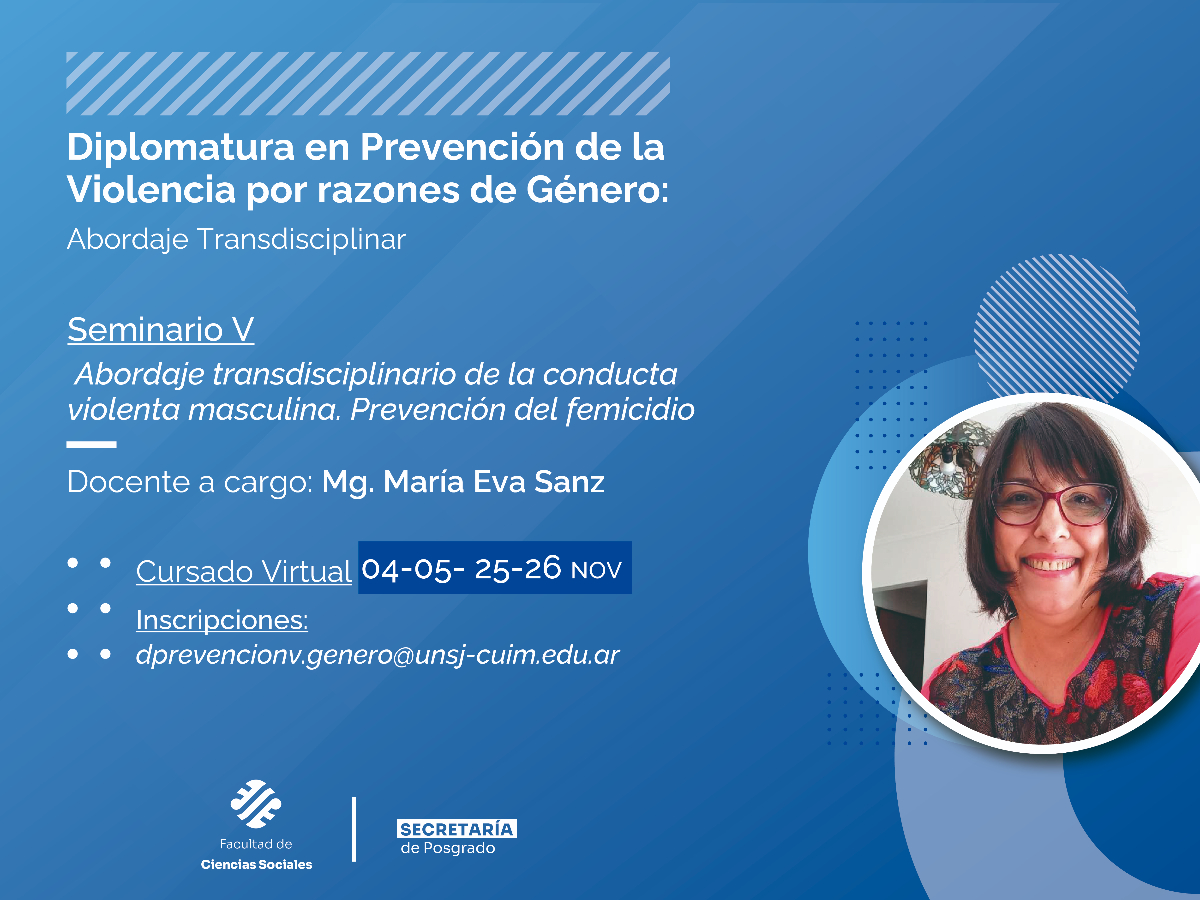 Seminario sobre la conducta violenta masculina y la prevención del femicidio