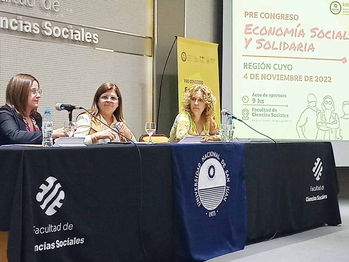 Sociales es sede del Pre-congreso de la Economía Social y Solidaria con participantes de todo Cuyo