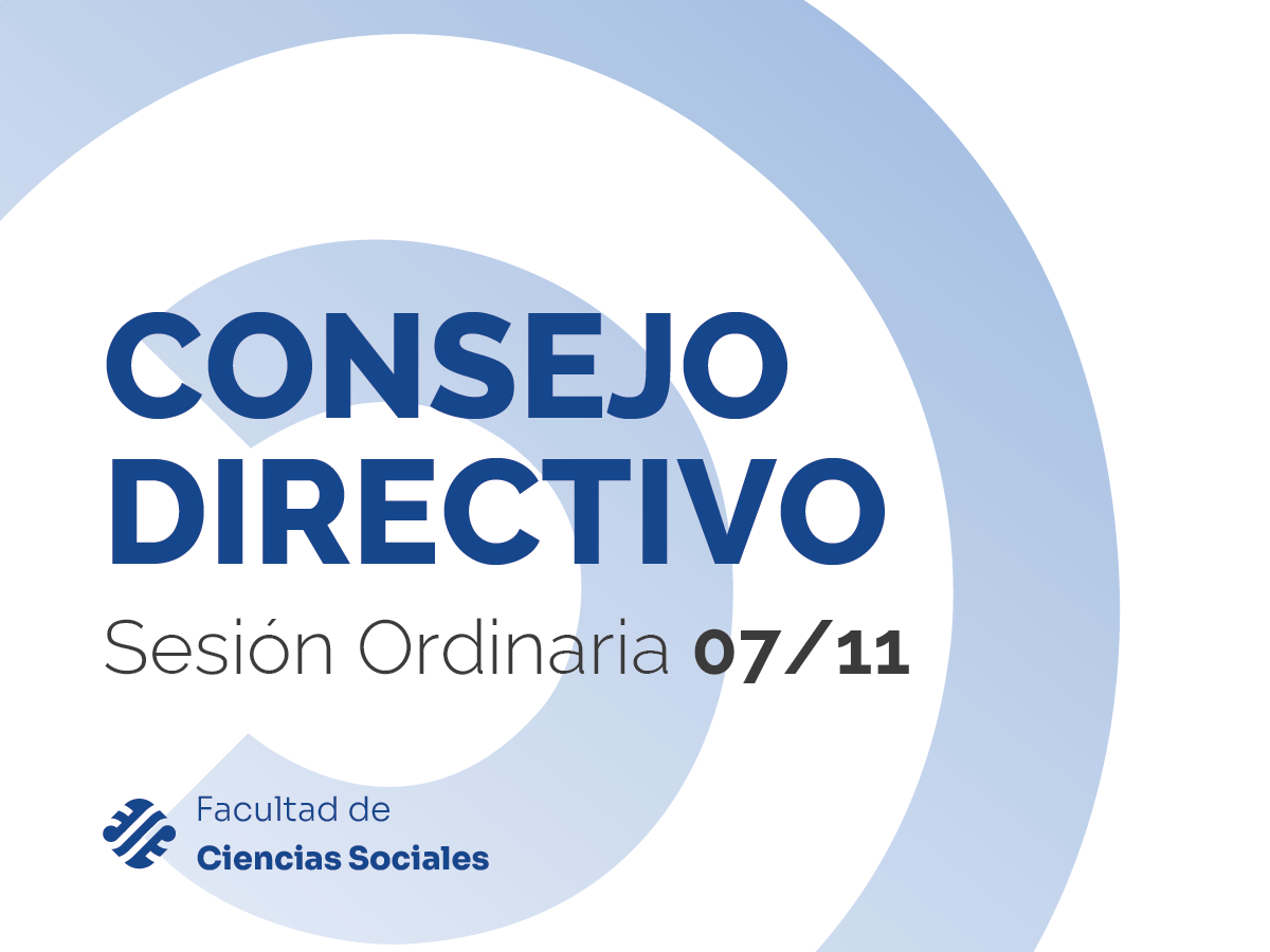 El Consejo Directivo aprobó el Calendario Académico del Ciclo 2023-2024