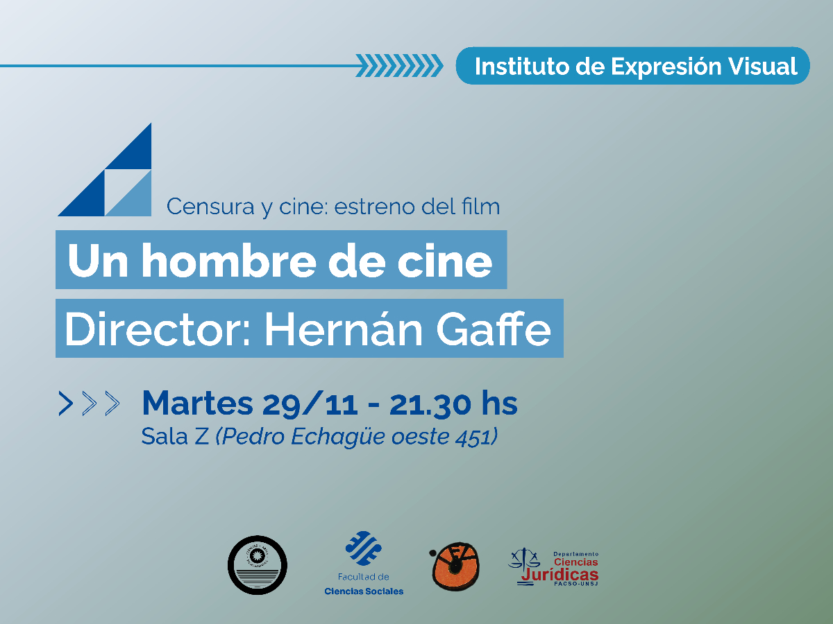Censura y cine en Argentina: estreno en San Juan del film "Un hombre de cine"