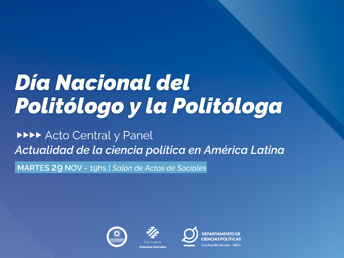 La actualidad de la ciencia política en un panel para celebrar el día del y la politóloga