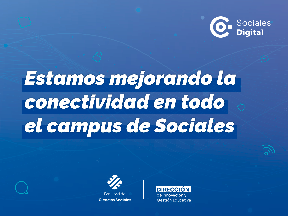 Este 2023, Sociales tendrá más y mejor conectividad a Internet