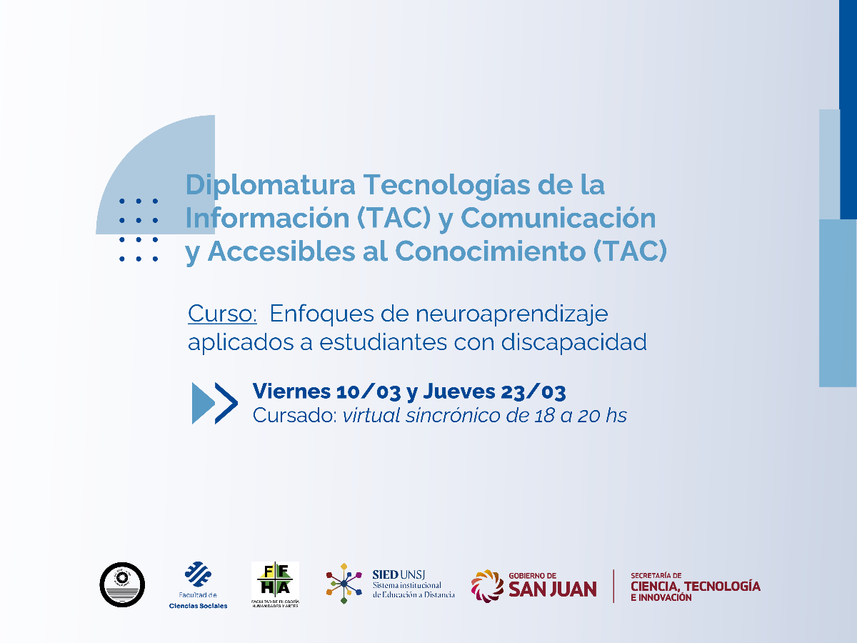Curso “Enfoques de neuroaprendizaje aplicados a estudiantes con discapacidad”