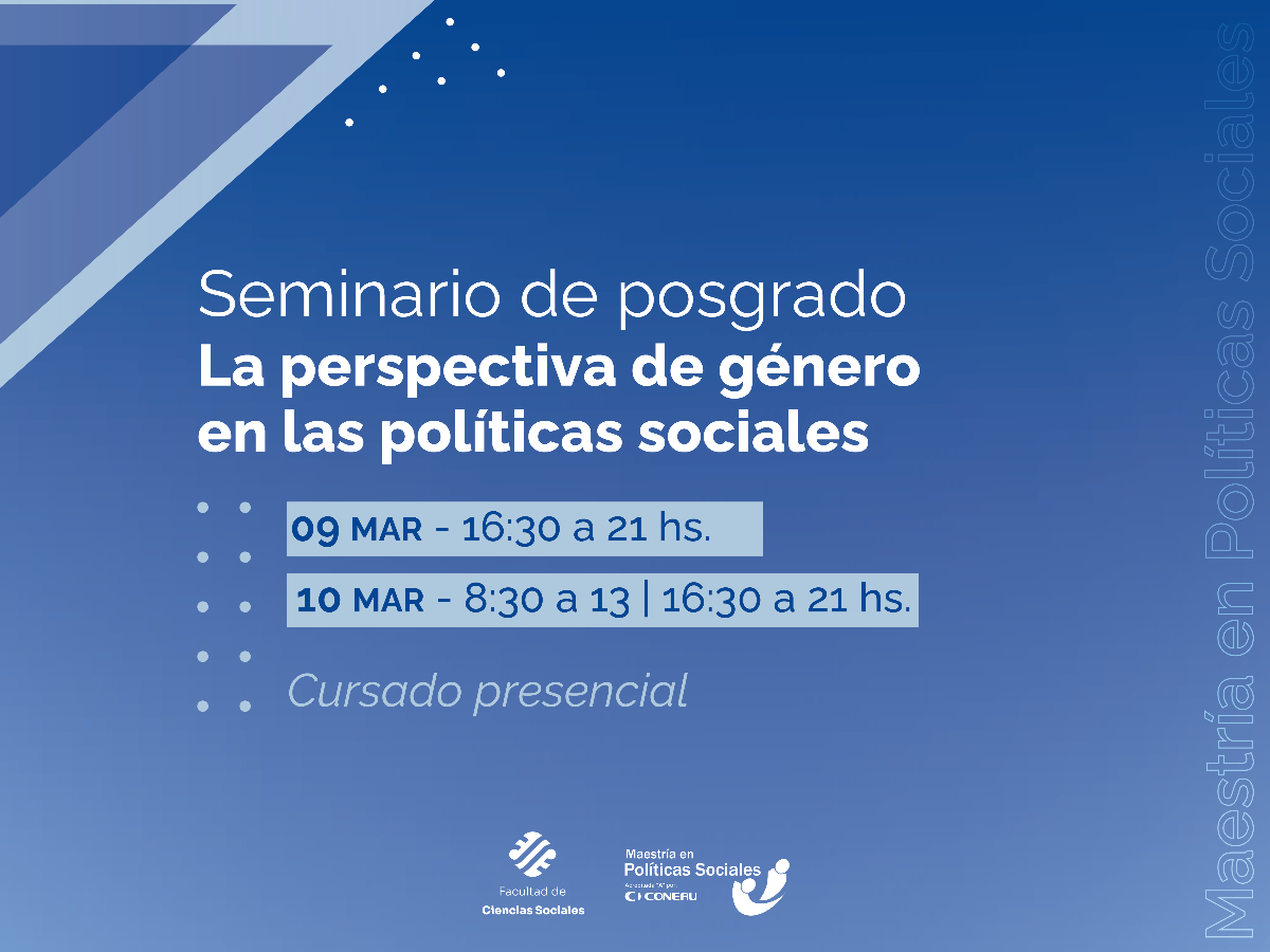 Seminario sobre la perspectiva de género en las políticas públicas