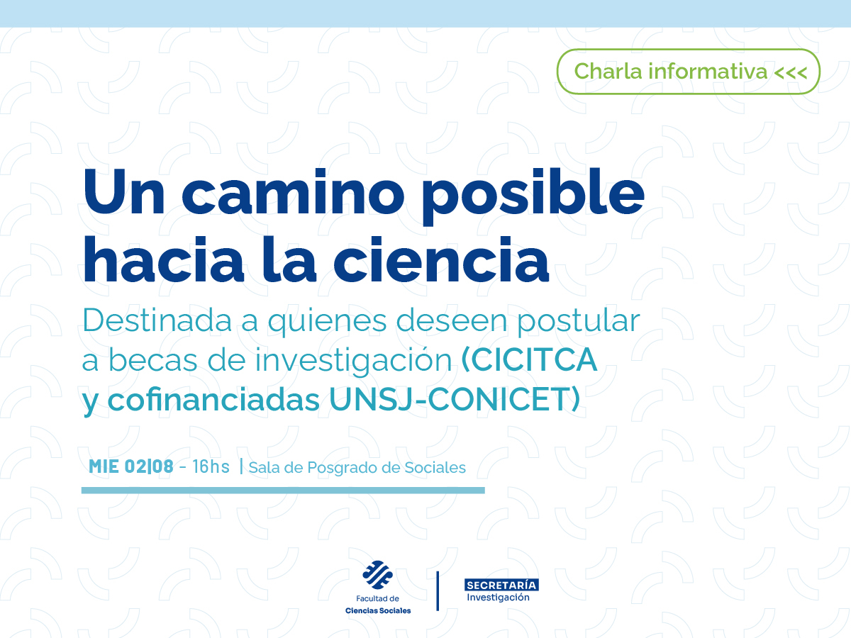 Charla informativa para quienes deseen postular a becas de investigación