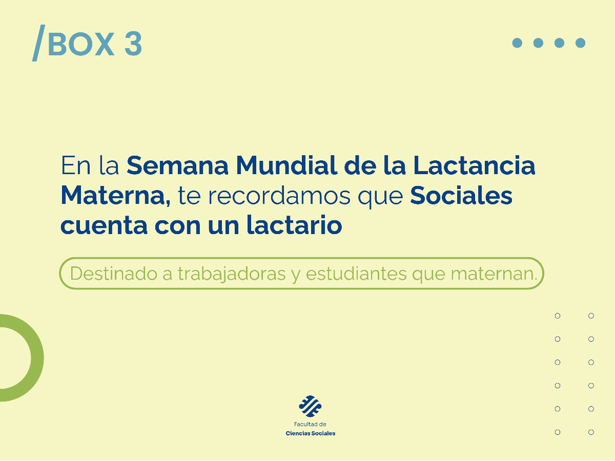 El lactario de Sociales, un espacio cómodo para amamantar 