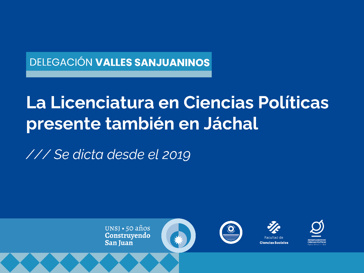 La Facultad de Sociales presente en la Delegación Valles Sanjuaninos