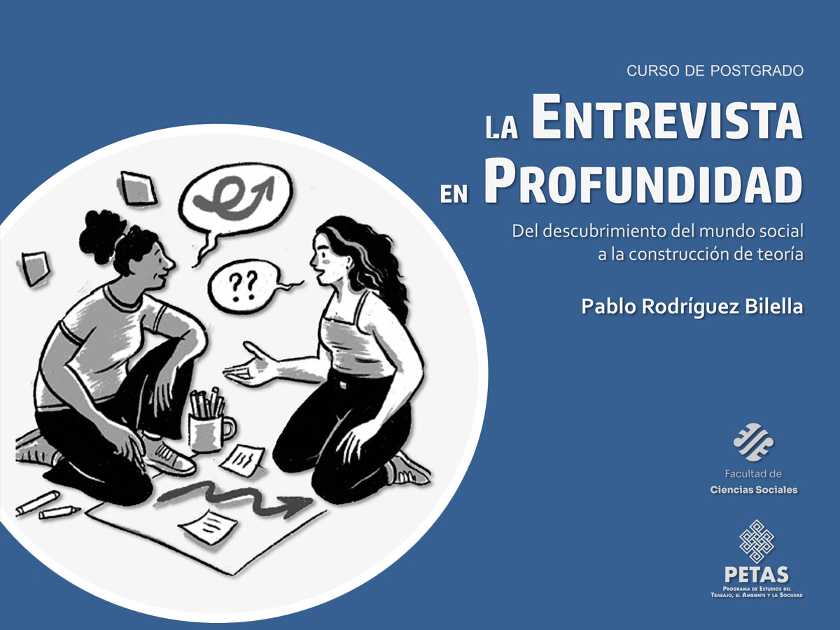 El Dr. Pablo Rodríguez Bilella dictará un curso de posgrado acerca de la entrevista en profundidad
