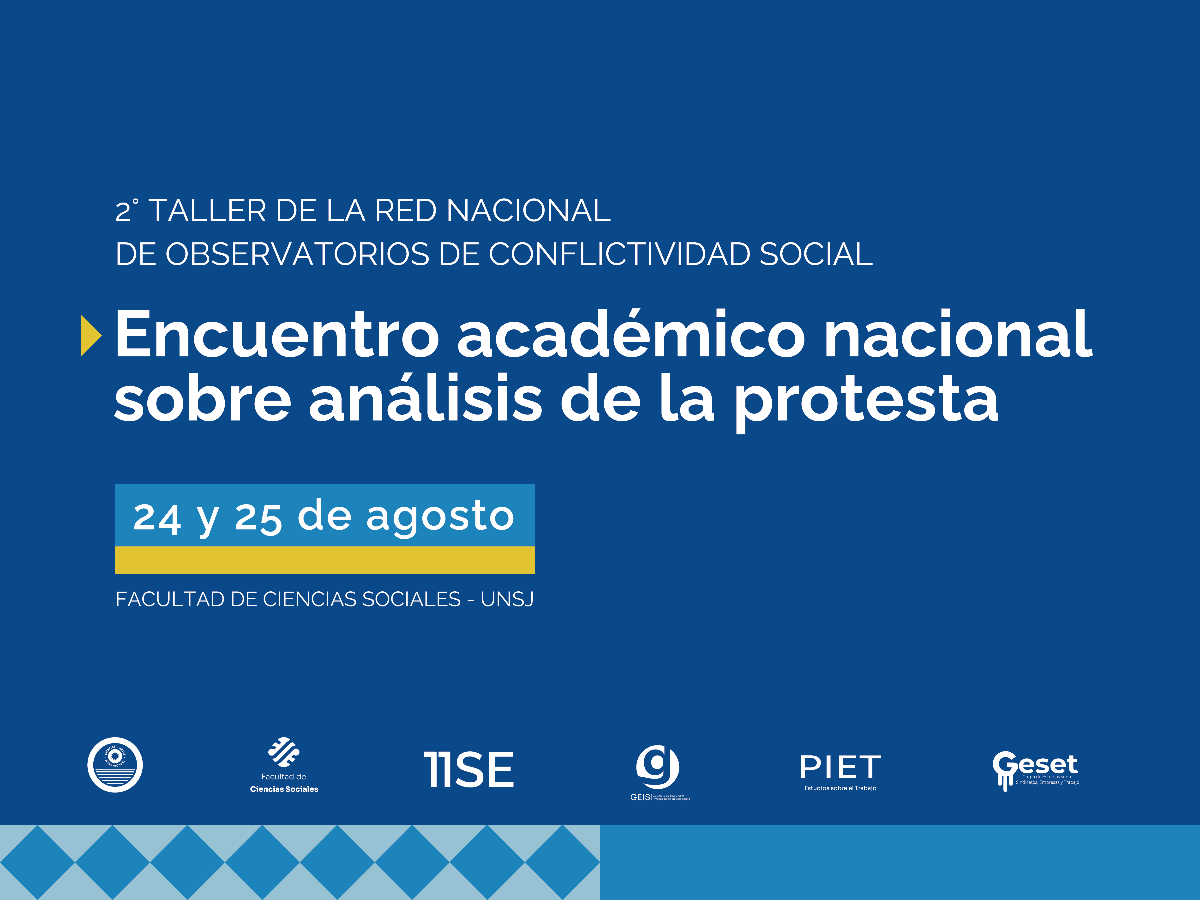 La Facultad será sede del encuentro de la Red Nacional de Observatorios de Conflictividad Social