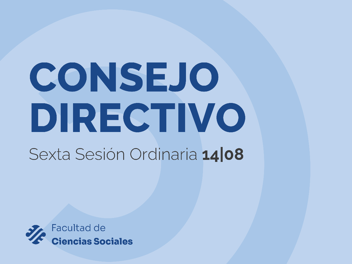 Nueva sesión del Consejo Directivo de la Facultad