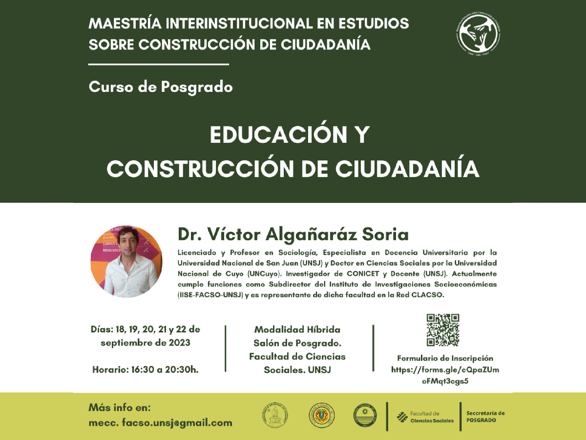 Curso sobre educación y construcción de ciudadanía