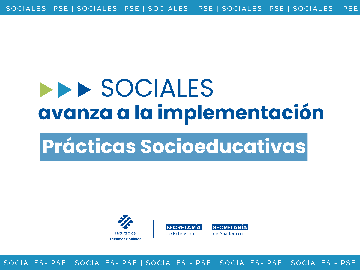 Sociales ya cuenta con su Reglamento para las Prácticas Socioeducativas