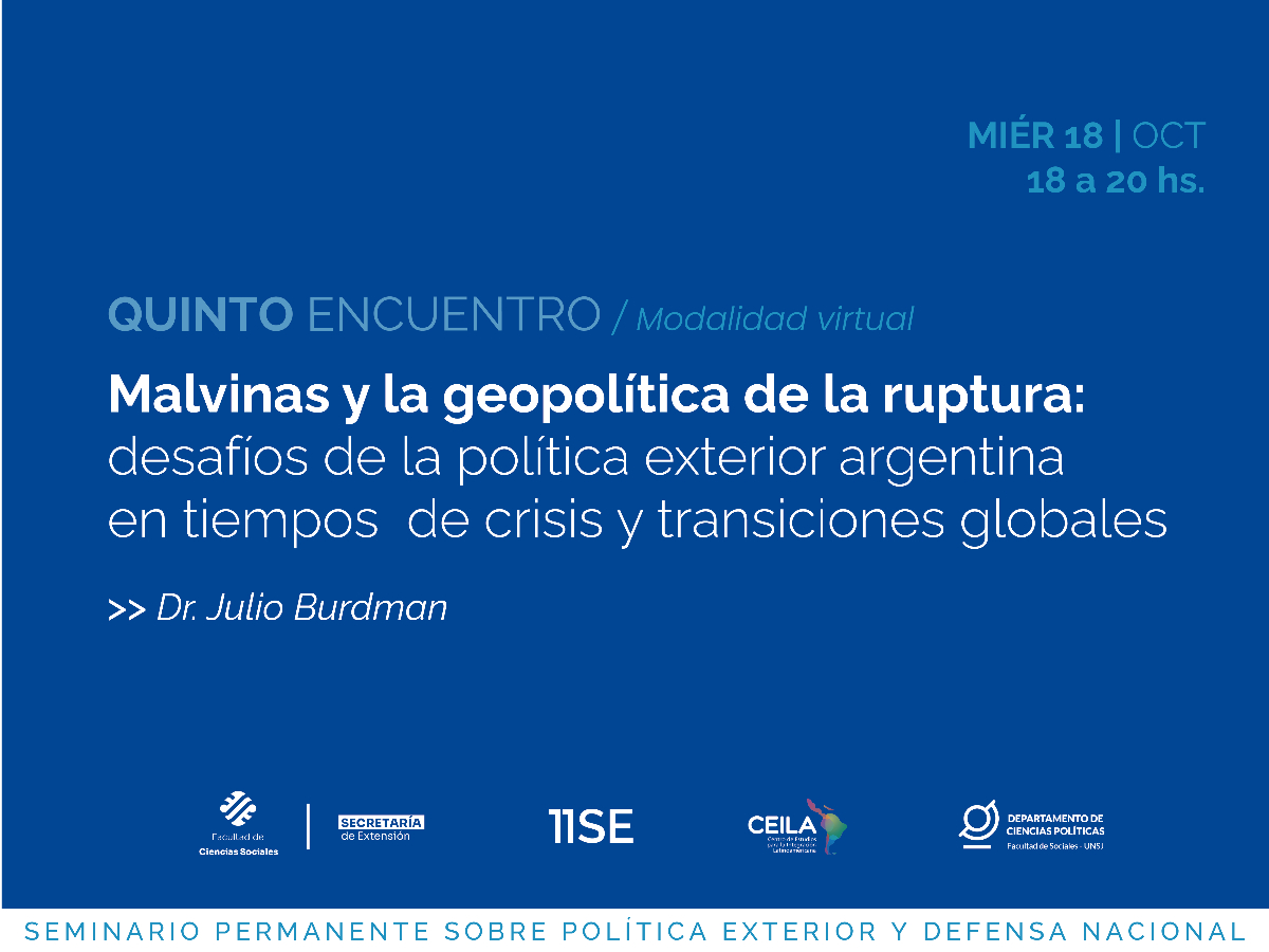 Charla acerca de los desafíos de la política exterior en relación a Malvinas