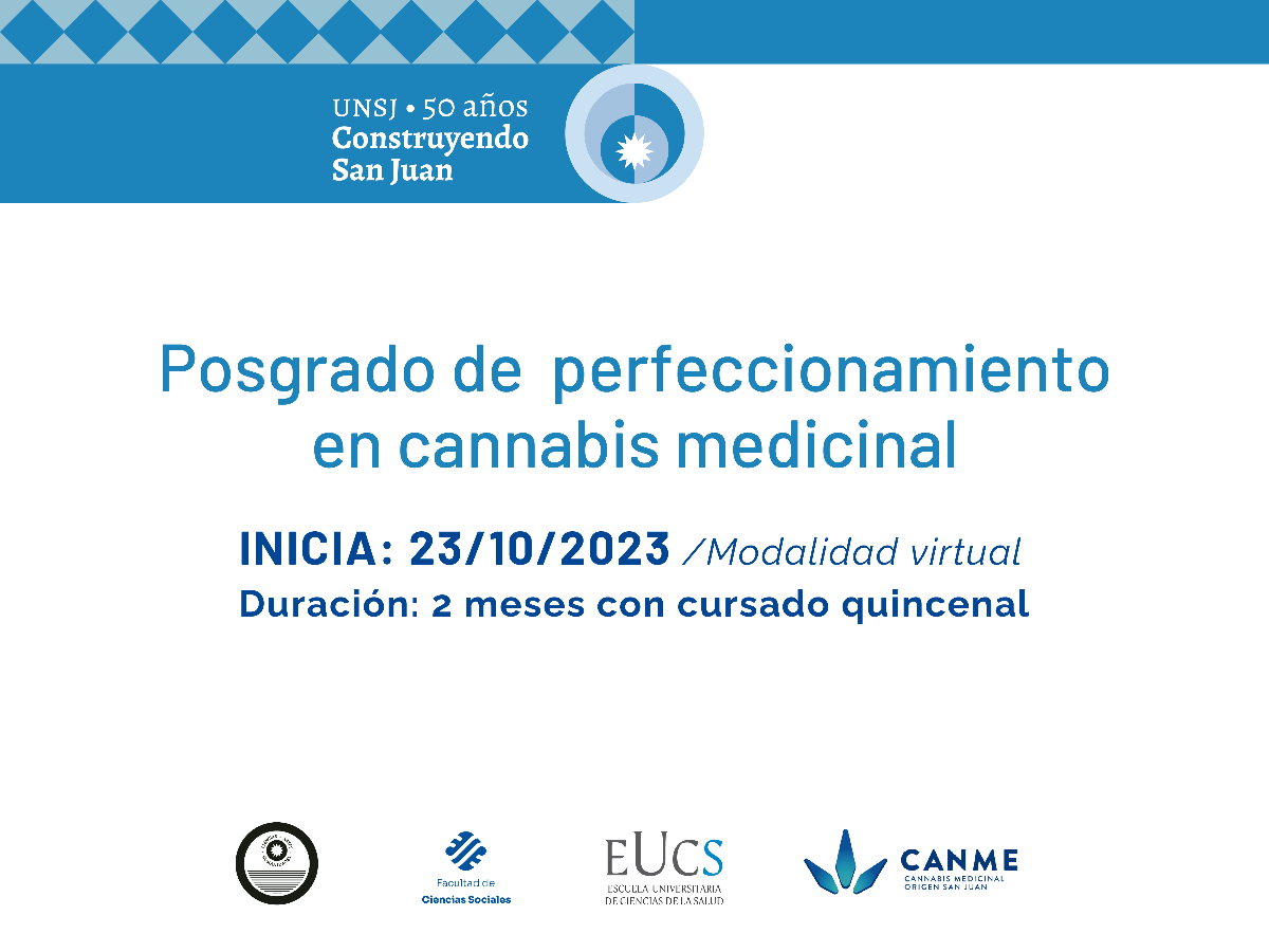 Comienza un posgrado de perfeccionamiento en uso del cannabis medicinal