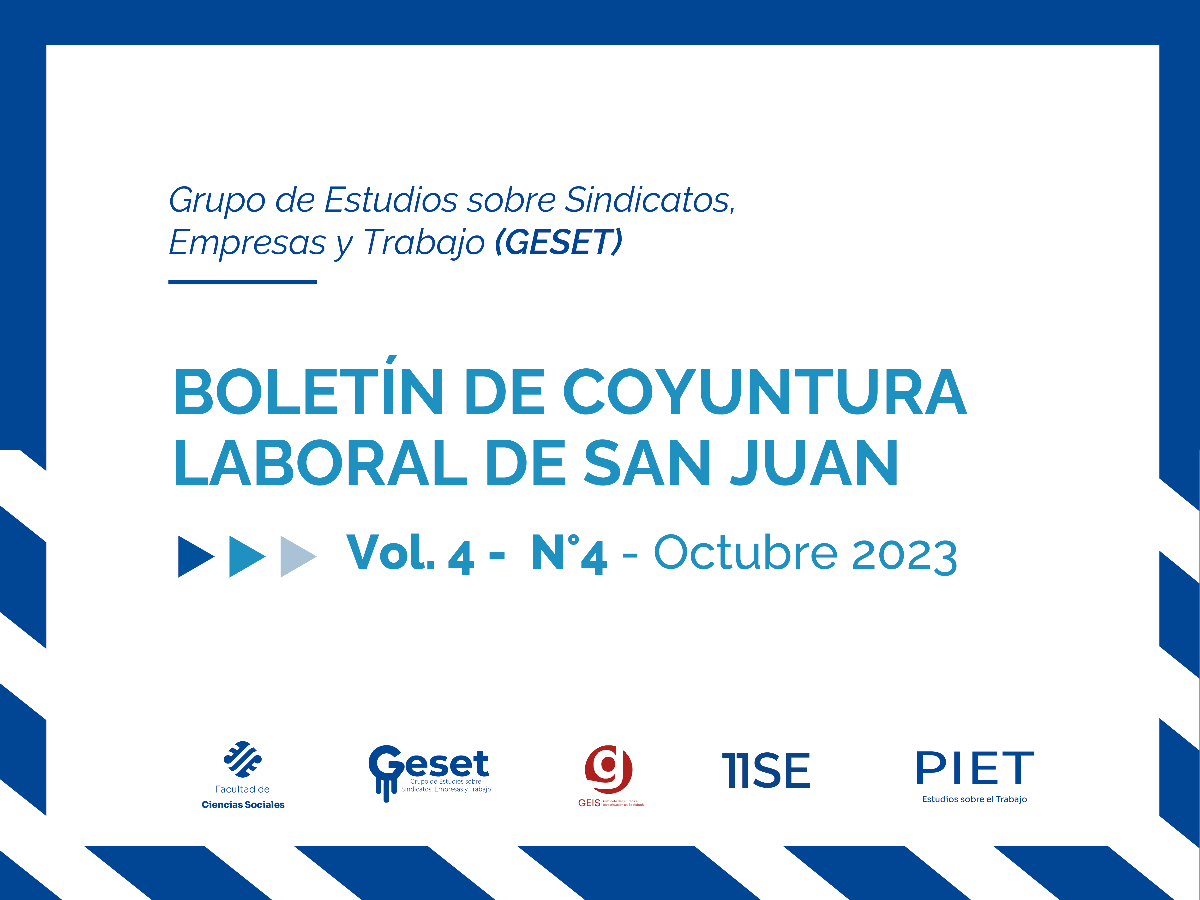 Los datos laborales de San Juan en un nuevo Boletín