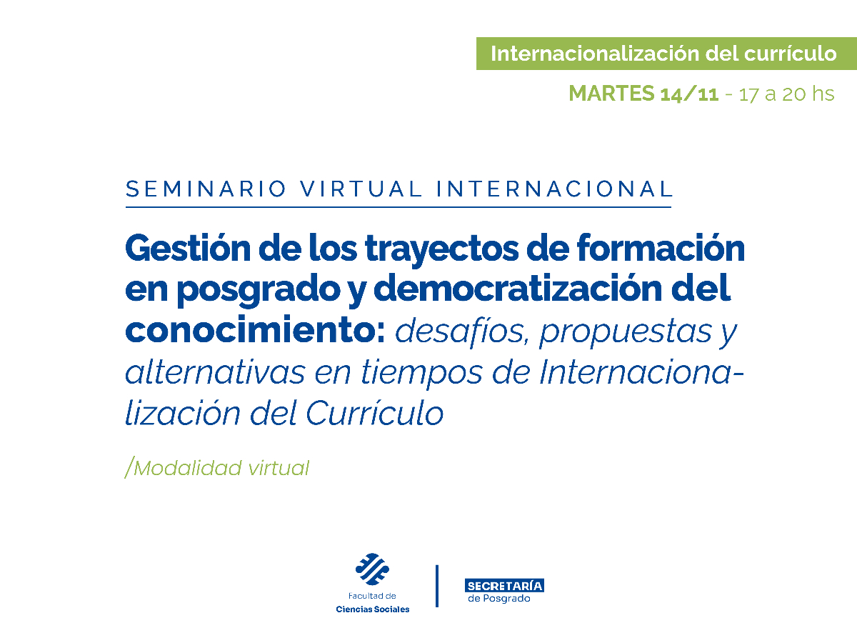 Seminario sobre la internacionalización del currículo