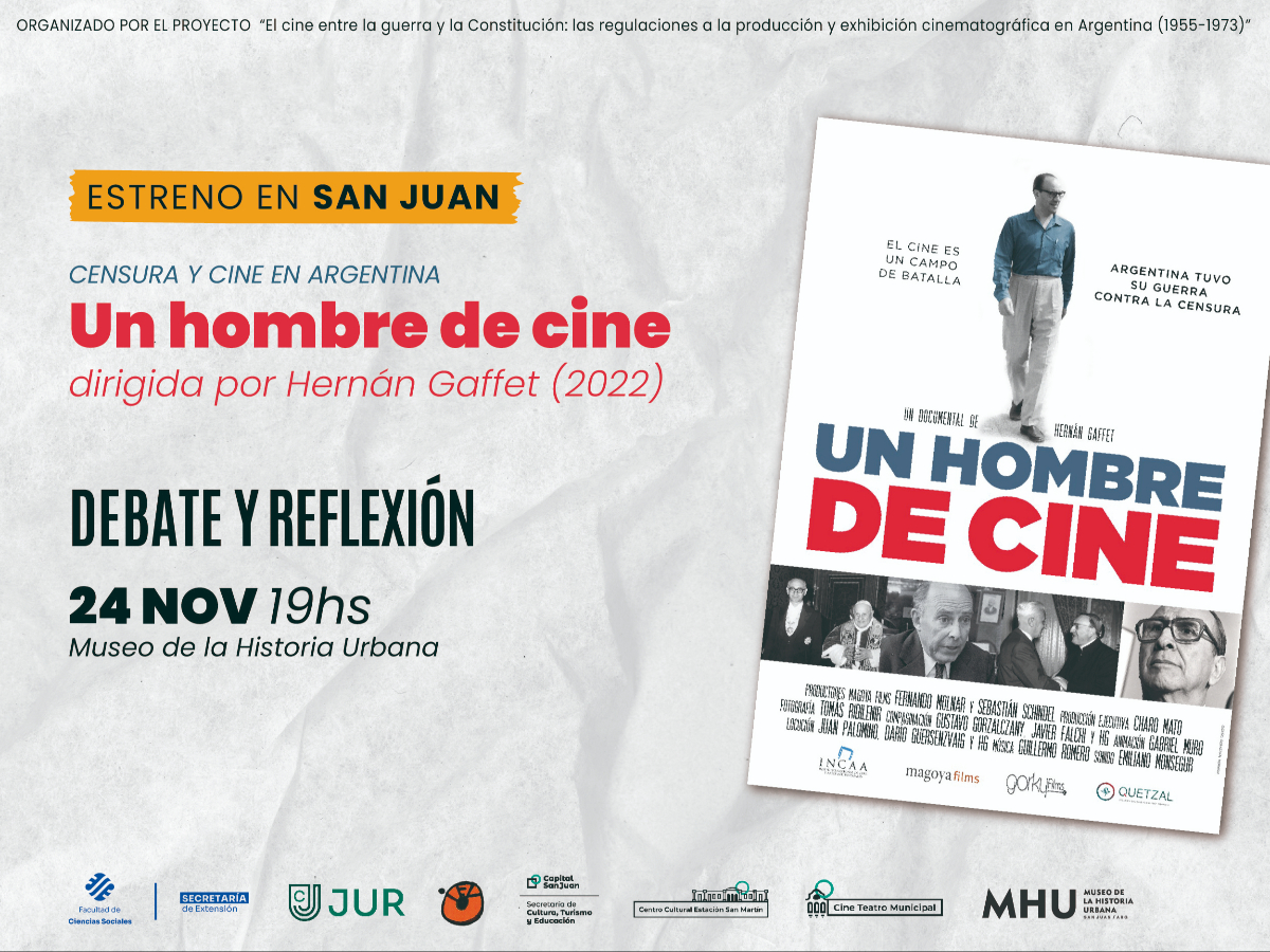 Estreno en San Juan del documental “Un hombre de cine”