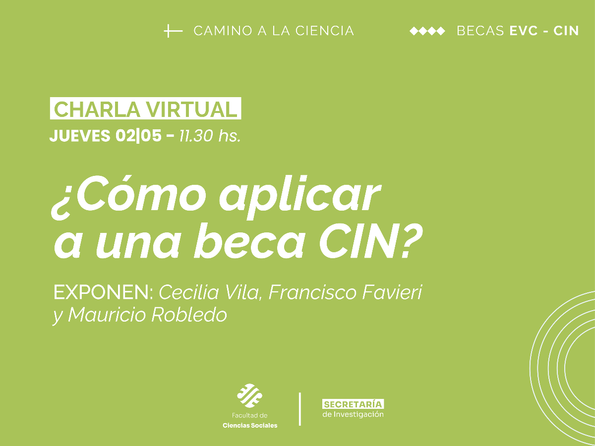Charla para postular a las Becas EVC-CIN
