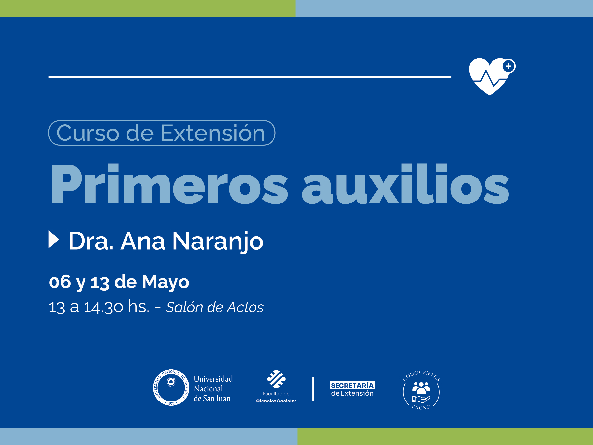 Inscripción abierta a un Curso de Primeros auxilios 