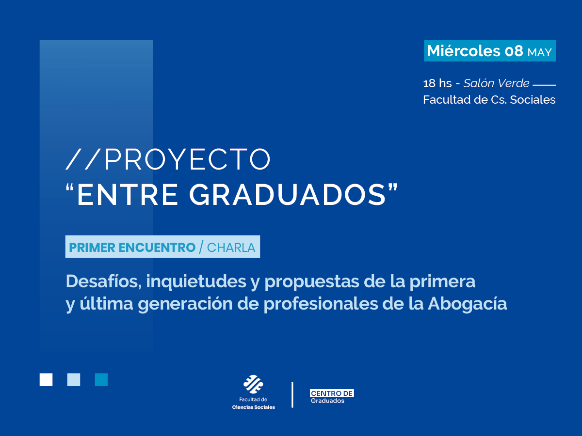 Se realizará una charla sobre el ambiente  profesional de la Abogacía