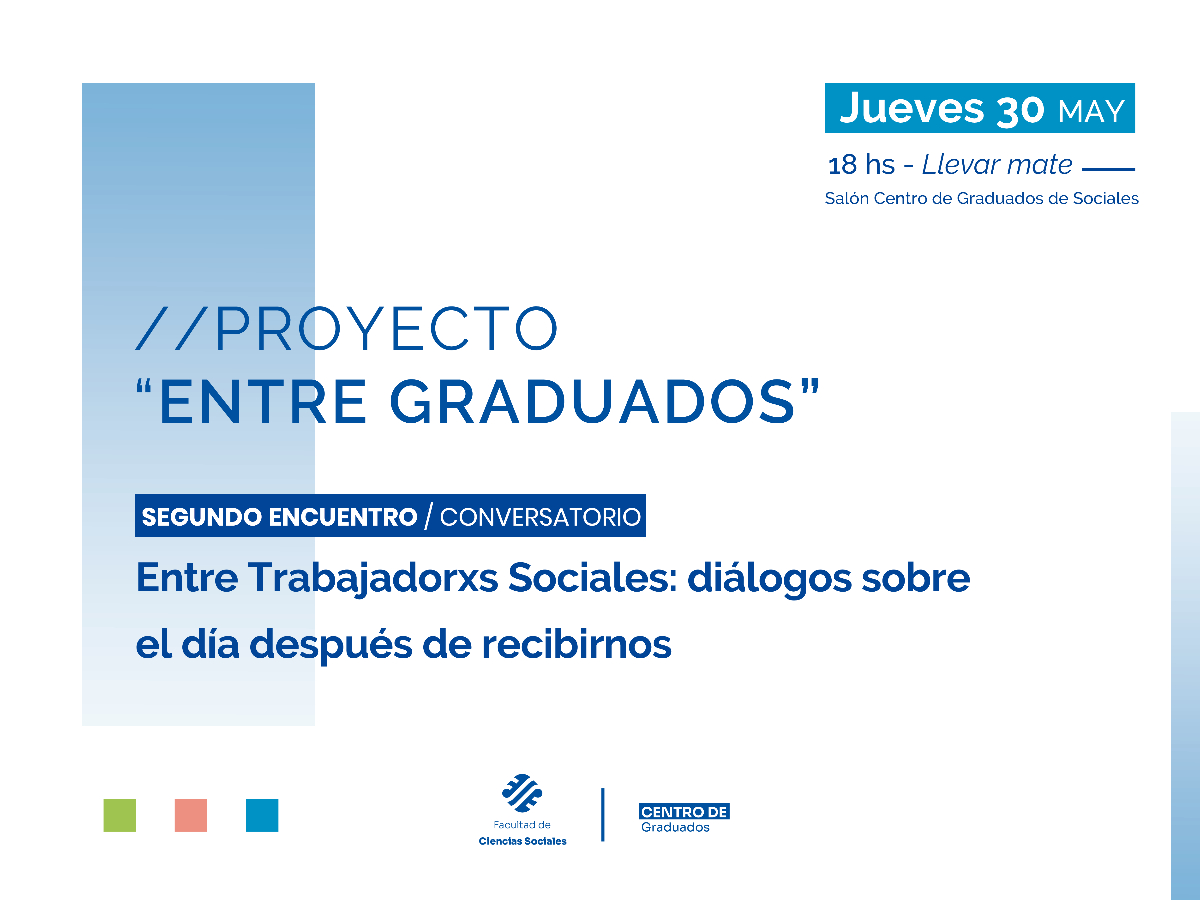 Habrá un conversatorio sobre el Trabajo Social, sus temas y los desafíos de la profesión