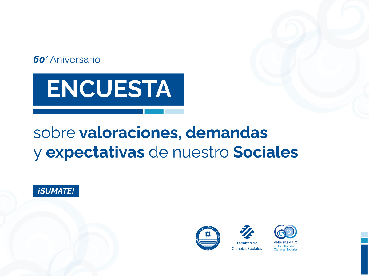 La Facultad lanzó una encuesta sobre valoraciones y expectativas de nuestra Comunidad