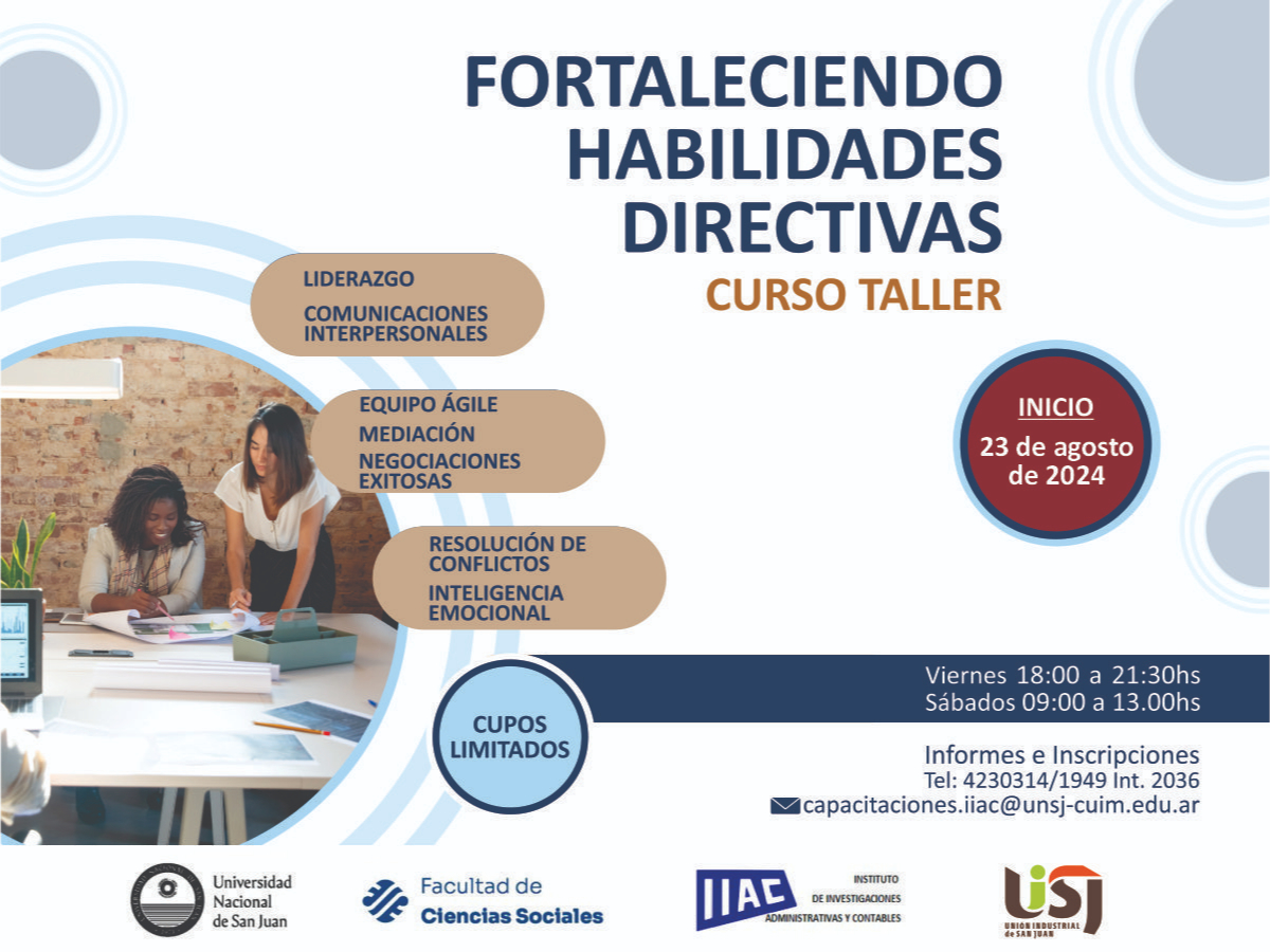 En agosto inicia un curso taller para mandos medios de distintas organizaciones