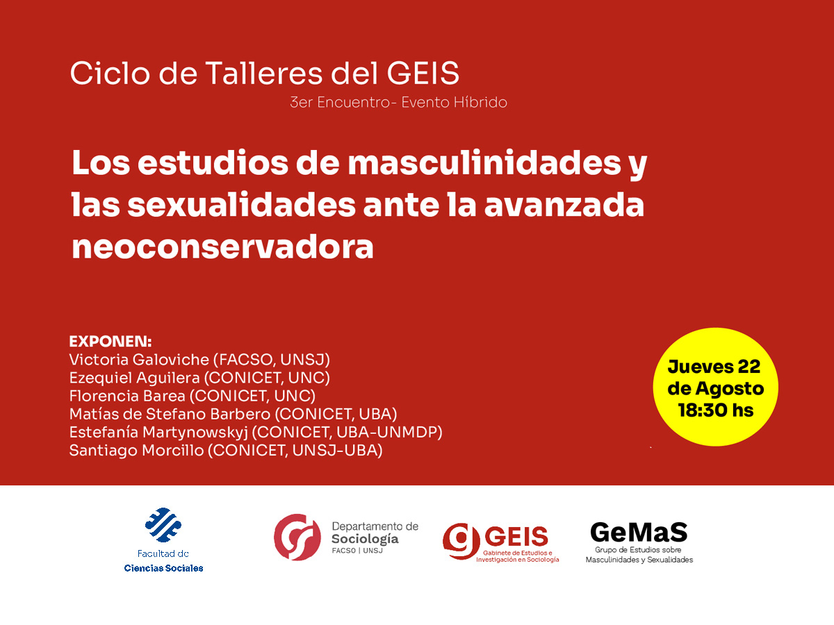 El equipo de estudio sobre masculinidades y sexualidades organizó una charla para reflexionar sobre estas temáticas