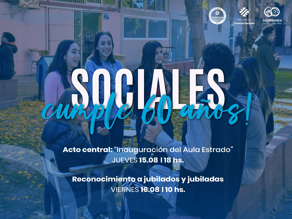 Sociales cumple 60 años y lo festeja con una inauguración y un hackatón 
