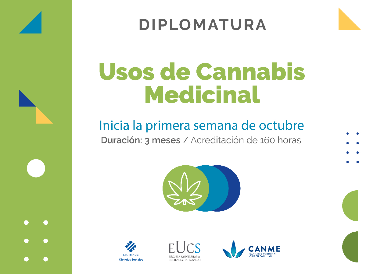 La primera semana de octubre comenzará una Diplomatura en Usos de Cannabis Medicinal 