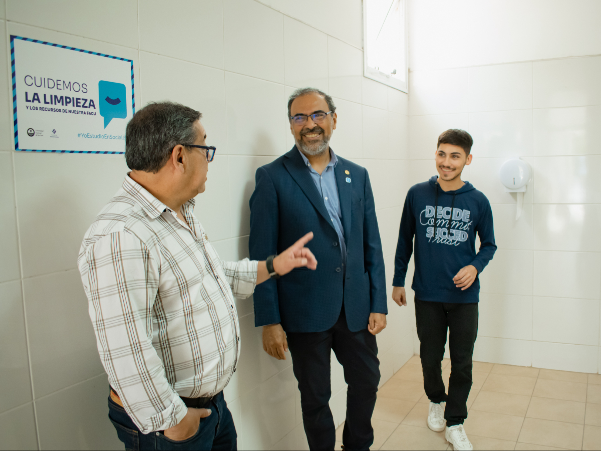 Comenzó la campaña de concientización sobre la limpieza y el cuidado de los recursos de la Facultad